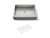32-1/2" undermount single-bowl farmhouse kitchen sink