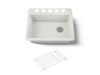27" undermount single-bowl kitchen sink