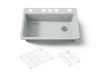 33" undermount single-bowl kitchen sink