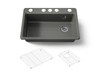33" undermount single-bowl kitchen sink