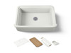 35-1/2" undermount single-bowl farmhouse workstation kitchen sink