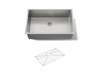 29" undermount single-bowl kitchen sink