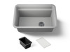 27-1/2" undermount single-bowl utility sink