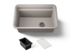 27-1/2" undermount single-bowl utility sink