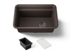 27-1/2" undermount single-bowl utility sink