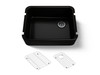 28" undermount single-bowl farmhouse kitchen sink