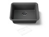 24-1/2" undermount single-bowl kitchen sink