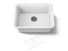 24-1/2" undermount single-bowl kitchen sink