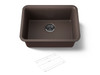24-1/2" undermount single-bowl kitchen sink