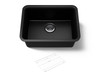 24-1/2" undermount single-bowl kitchen sink