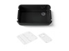 34" undermount single-bowl farmhouse kitchen sink