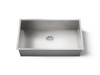 32" undermount single-bowl large kitchen sink