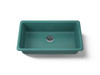 33" top-/undermount single-bowl kitchen sink