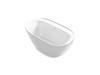 60-1/8" x 34-1/4" freestanding bath