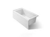 60" x 30" alcove bath right drain