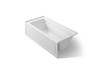 66" x 32" alcove Heated BubbleMassage(TM) air bath, right drain