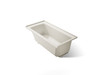 60" x 30" alcove bath with Bask(R) heated surface, right drain