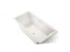72" x 36" drop-in bath with Bask(R) heated surface