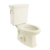 Two Piece Elongated 1.6 GPF Toilet with G-Max Flush System - Seat Not Included in Colonial White