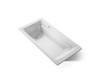 72" x 36" drop-in bath with Bask(R) heated surface