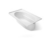 72" x 42" alcove bath, right drain