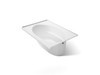 60" x 42" alcove bath, right drain