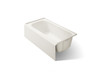 60" x 32" alcove bath, right drain