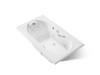 72" x 42" drop-in heated whirlpool bath