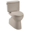 1.28 GPF Two-Piece Elongated Toilet with SanaGloss and Double Cyclone Technologies - Seat Not Included in Bone