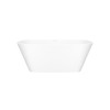 Vetralla 59" x 29" Freestanding Soaking Bathtub