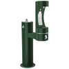 Outdoor Ezh2O Lower Bottle Filling Station Bi-Level Pedestal Non-Filtered Non-Refrigerated Evergreen in Evergreen