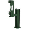 Outdoor Ezh2O Lower Bottle Filling Station Bi-Level Pedestal Non-Filtered Non-Refrigerated Evergreen in Evergreen