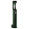 Outdoor Ezh2O Bottle Filling Station Pedestal Non-Filtered Non-Refrigerated Evergreen in Evergreen
