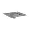 Raindrain Rock Point Drain Set 6"X 6" Trim With Rough In Nature Stone