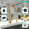 Focus N Bar Faucet, 1.75 Gpm in Brushed Gold Optic