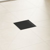 Raindrain Brilliance Point Drain Set 6"X 6" Trim With Height Adjustable Frame And Rough In Brushed Stainless Steel