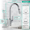 Focus N Prep Kitchen Faucet, 2-Spray Pull-Down, 1.75 Gpm in Chrome