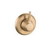 Ecostat Classic Diverter Trim Trio/Quattro in Brushed Bronze