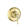 Montreux Diverter Trim Trio/Quattro in Brushed Gold Optic