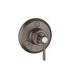 Montreux Diverter Trim Trio/Quattro in Brushed Black Chrome