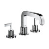 Citterio 3-Hole Roman Tub Set Trim- Lever Handles in Chrome