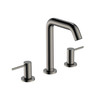 Tecturis S Widespread Faucet 150, 1.2 Gpm in Brushed Black Chrome