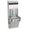 Pro Filtration Vandal-Resistant Connected Bottle Filling Station&Sgl Ada Cooler Refrig Ultra-Capacity Lead Rd Ss