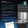 Pro Filtration Vandal-Resistant Connected Bottle Filling Station&Bilevel Ada Clr Refrig Dbl Ultra-Cap Lead Rd Ss