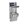 Pro Filtration Vandal-Resistant Connected Bottle Filling Station&Sgl Ada Cooler Refrig Dbl Ultra-Cap Lead Rd Ss