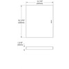Acacia Hardwood 14" X 17" X 1-3/16" Thick Cutting Board