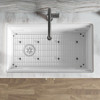 Quartz Perfect Drain 3-1/2" Removable Polymer Basket Strainer And Rubber Stopper Arctic Fox in Arctic Fox