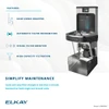 Enhanced Filtered Bottle Filling Station & Bi-Level Ada Cooler Arctic White Pfoa/Pfos & Lead Reduction Drop Down Wrapper
