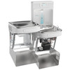 Enhanced Filtered Connected Bottle Filling Station & Bi-Level Ada Cooler Arctic White Lead Reduction Drop Down Wrapper