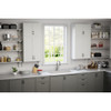 Quartz Perfect Drain 3-1/2" Removable Polymer Basket Strainer And Rubber Stopper Ricotta in Ricotta